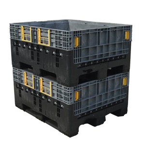 Nhiệm Vụ Nặng Nề 1200X1000X1200Mm Ngành Công Nghiệp Có Thể Gập Lại Lưu Trữ Thùng Ngành Công Nghiệp Lớn Vận Chuyển Nhựa Pallet Container - Product Image 4