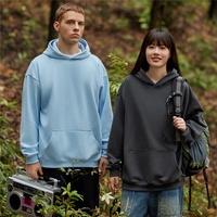 Hoodie Longgar Berat 450g dengan Bahan Loopback dan Model Drop-shoulder