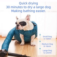 Sac de séchage pour chien Furrivo USMILEPET, nouveau design Oxford, circulation d'air, séchage rapide, ensemble de séchage des poils d'animaux.