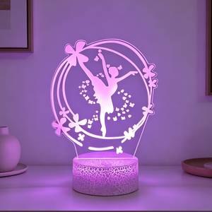 2025 Night Light Lamp Ballet Girls Bedroom <b>Bedside</b> Small Lamp <b>Table</b> Decor - Product Image 5