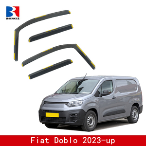 Déflecteurs de pluie encastrés pour FIAT DOBLO 2023+ Déflecteurs de vent intérieurs Fenêtre 4 PORTES Visières de ventilation Pare-vent - Product Image 3