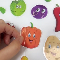 Les autocollants en silicone Tpe personnalisés de qualité alimentaire sont imperméables, lavables et réutilisables, sans trace et amovibles sans laisser de colle