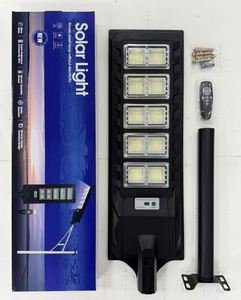 ไฟถนนโซลาร์เซลล์ออลอินวันพร้อมกล้อง LED ภายนอกอาคาร สีดำ วัสดุ ABS พร้อมเซ็นเซอร์ตรวจจับความเคลื่อนไหว IP65 สำหรับให้แสงสว่างบนถนน - Product Image 5