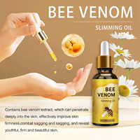 Bee Venom minyak pembakar lemak alami, minyak pelangsing untuk lemak perut Detox, minyak pembakar lemak 30ml