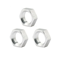 Mur Baut Titanium 5/8-18 RH atau LH untuk Mobil Sprint Tinggi 0,26 Inci Ukuran Kunci Hex 3/4