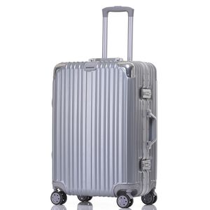 Aluminum Frame Travel Trolley With Silent Wheels 20, 22, 24, 26 Inch Durable <strong>Hard</strong> <strong>Shell</strong> Customized Traveling <strong>Suitcase</strong> Luggage - Product Image 3