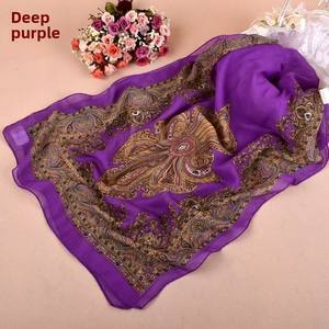 ผ้าพันคอผ้าชีฟองยาวผ้าโพลีเอสเตอร์สำหรับผู้หญิงผ้าพันคอลายดอกมะม่วงหิมพานต์สไตล์<span class=keywords><strong>อินเดีย</strong></span>คลาสสิก25สีสำหรับฤดูใบไม้ร่วงและฤดูหนาว - Product Image 6