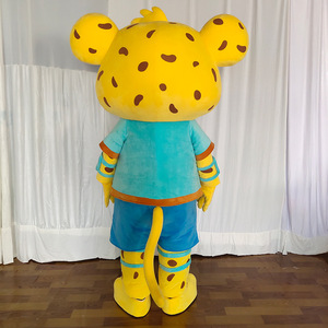 Uyeah Mới Tùy Chỉnh Tiger Cậu Bé Và Cô Gái Phim Hoạt Hình Linh Vật Kích Thước Lớn Bên Trang Phục Phù Hợp Với Tùy Chỉnh Linh Vật Mặc - Product Image 3