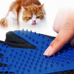 QUCHONPET nuovo guanto delicato per la pulizia degli animali domestici spazzola per Deshedding - Product Image 5