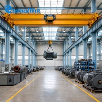Pont roulant à double poutre 16 tonnes pour l'assemblage de composants aéronautiques, système de levage de précision pour hangar
