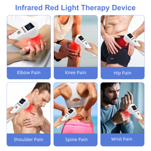 Máquina Portátil <span class=keywords><strong>de</strong></span> Terapia con Láser Frío <span class=keywords><strong>de</strong></span> 650nm con Luz Roja <span class=keywords><strong>para</strong></span> Alivio del Dolor <span class=keywords><strong>de</strong></span> <span class=keywords><strong>Rodilla</strong></span> y Espalda, Lesiones Deportivas y <span class=keywords><strong>Fisioterapia</strong></span> Veterinaria - Product Image 4