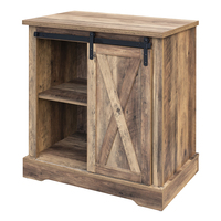 Table de meuble de télévision rustique de ferme meuble de porte de grange coulissante meuble de télévision pour meubles de salon de luxe