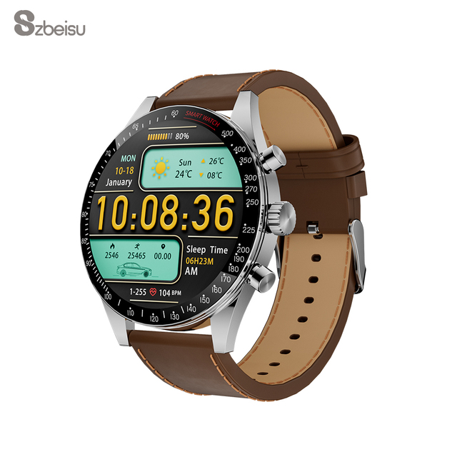 2026 Men 1.62 Inch HD AMOLED Screen Smart Watch Heart Rate Bt Call NFC GPS Tracker Sports Fitness Smartwatches New
