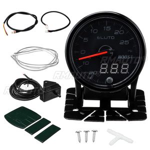 2" 52mm 12V Car Turbo Boost PSI Bar Water Oil Temp Pressure Tach Volt EGT Gauge 10 Colors <b>LED</b> Dual Display Pointer Digital <b>Clock</b> - Product Image 3
