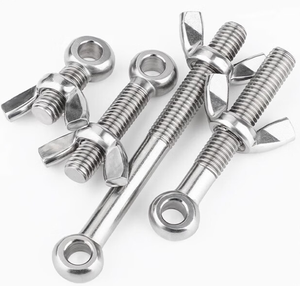 Vente en gros usine Vis à œil longue en acier inoxydable 304 à tête <span class=keywords><strong>papillon</strong></span> M18 20mm - Product Image 3