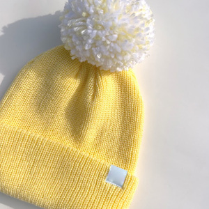 New Style Customized Soft Pompom Beanie <b>Caps</b> <b>Winter</b> Knitted Breathable <b>Caps</b> Best Sale Breathable Pompom Beanie for Cool Weather - Product Image 6