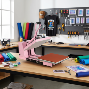 Mini Prensa de Calor DB 15x15 con Placa de 38 cm Semiautomática para Sublimación y Transferencia en Camisetas y Gorras 220V - Product Image 2