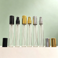 Mini flacon de parfum échantillon 2ml 3ml 5ml 10ml, flacon pulvérisateur vide transparent, tube en verre, atomiseur de parfum, testeur, emballage d'huile