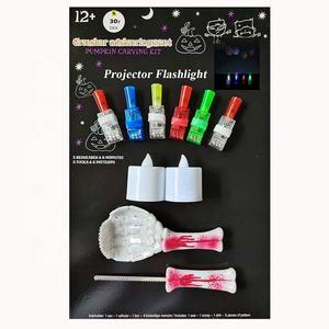 Kits de sculpture de <span class=keywords><strong>citrouille</strong></span> d'Halloween en plastique Modèle gravé pelles en plastique enfants DIY kit de sculpture de <span class=keywords><strong>citrouille</strong></span> - Product Image 6