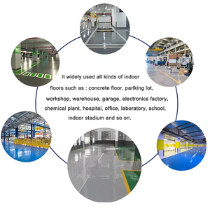 Peinture époxy pour sols d'entrepôts, résistante aux chocs, imperméable, pour garages, revêtement de sol en béton lisse, prix compétitif - Product Image 4