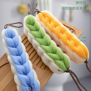 Twisted <b>Bath</b> Scrubber Long Soft Back Cleaner For Shower Body Exfoliation - Product Image 3