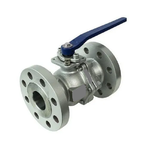 Válvula de bola CF8M de 2 piezas con pasaje completo y extremo con brida, clase 150, de acero inoxidable 304, con trimado de EPDM, 4 pulgadas, para alta temperatura, manual, para agua - Product Image 3