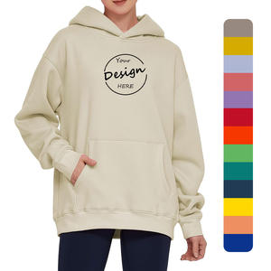 Vente en gros de sweat à capuche surdimensionné personnalisé pour femmes confortable en coton style de rue long design imprimé pour l'hiver - Product Image 1