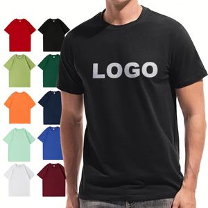 T-shirt Homme Col Rond Anti-Plis en Coton 200 g/m² Personnalisé avec Logo, Tricoté, Imprimé Numérique, Vente en Gros - Product Image 1