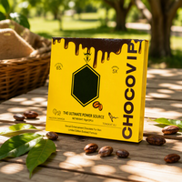 Boîtes d'emballage OEM ChocoVIP, boîtes de compléments alimentaires à base de plantes Vitamax VVIP, boîtes de compléments alimentaires à base de plantes pour hommes UV Rhino Choco