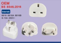 Meilleur Prix de L'UE au ROYAUME-UNI Adaptateur De Voyage BS8546