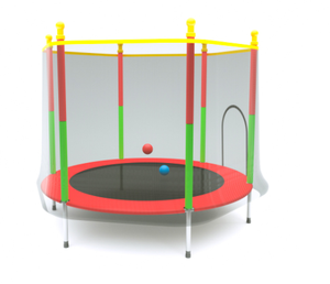 Trampoline de gymnastique pour enfants, Fitness, intérieur, adultes, Mini parc de Fitness, rond, 14 pieds, fabricant bon marché, 1 pièce - Product Image 1