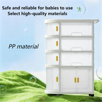 Étagère de rangement pliable multifonctionnelle pour enfants à domicile