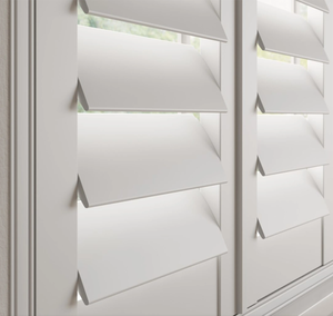 Prêt à l'emploi Installation facile du bricolage Volet en pvc Obturateur de <span class=keywords><strong>baie</strong></span> vitrée Lamelle en bois véritable Persienne en bois Volet de plantation Volet en aluminium - Product Image 1