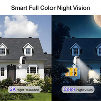 Wistino 2K HD Mini Batería Wifi Cámara Detección de movimiento al aire libre Alarma Color Visión nocturna 4G Cámaras De Seguridad