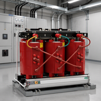 Transformateurs de distribution triphasés Nachuan SCB10 50KVA-600KVA à résine de cuivre moulée à sec pour usage industriel, haute efficacité 0.98