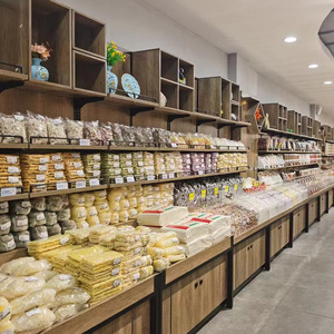 Rd Supermarket Shelves 4 Layer Solid Heavy Duty Bulk Snack Display Case For Dry Goods And Grains - Product Image 3