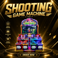 Machine de jeu de tir à 4 joueurs avec écran LCD HD de 75 pouces, machine de jeu d'arcade à monnayeur avec pistolets