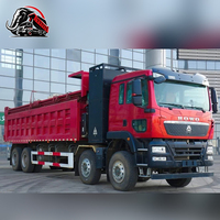 Camion benne Sinotruk Howo 430HP au gaz naturel à faible consommation de carburant TX 8x4 LNG