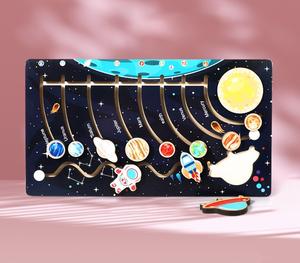 Kinder-Sonnensystem-Puzzle mit Neun Planeten zur Kognitiven Positionierung für Kleinklassen Früherziehung Wissenschaftliches Lernspielzeug - Product Image 5