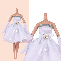 Robe et jupe de poupée en peluche personnalisées pour poupée de 30 cm, faite à la main, échelle 1:6, unisexe, OEM/ODM disponible