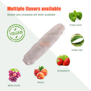 Biodegradabile Eco Mais Biologico di Seta di Bambù del Carbone di legna Alla Menta Filo Interdentale Con Mater Cutter - Product Image 4