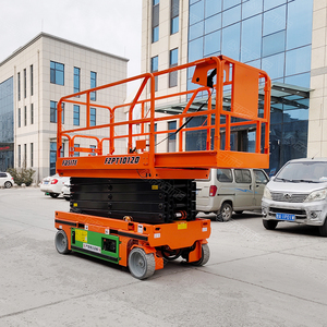 แพลตฟอร์มยกทำงานทางอากาศไฮดรอลิกกำลังสูง รุ่น FZPT1012D ความสูง 10 เมตร ขายดีปี 2026 ให้เช่าแบบกรรไกรยก FZPT1012D FZPT101 - Product Image 4