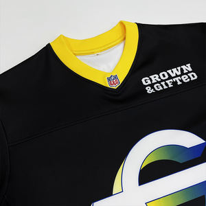 เสื้ออเมริกันฟุตบอลแบบสั่งทำเสื้อกีฬาเสื้อทีมอเมริกันฟุตบอลแบบปักลาย - Product Image 4