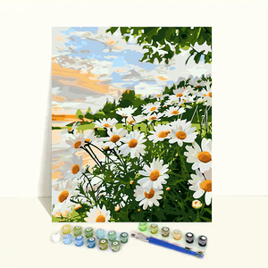 Kit <span class=keywords><strong>de</strong></span> <span class=keywords><strong>peinture</strong></span> <span class=keywords><strong>à</strong></span> <span class=keywords><strong>l</strong></span>'huile DIY drôle 40x50cm <span class=keywords><strong>peinture</strong></span> <span class=keywords><strong>tournesol</strong></span> par numéros pour adultes toile encadrée décoration <span class=keywords><strong>de</strong></span> la maison - Product Image 1