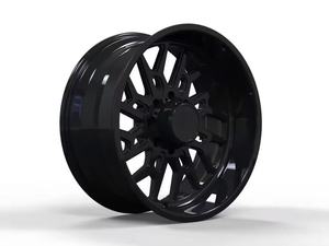 ล้อแม็กซ์ Huamai สำหรับรถยน<span class=keywords><strong>ต</strong></span>์ 5X113 5X120 5X139.7 ขอบลึกสีดำหรูหรา สำหรับ Audi Q5 bmw E36 - Product Image 2