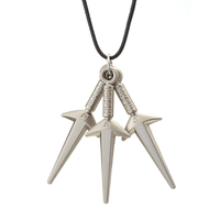 Collier pendentif logo Konoha et montre épée de 4ème génération en alliage vintage, style anime, vente en gros, produit phare