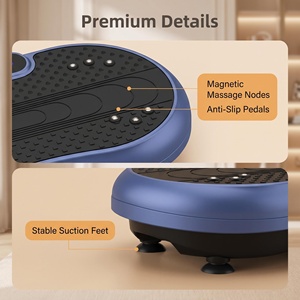 Plateforme vibrante ultra silencieuse pour entraînement à domicile, perte de <span class=keywords><strong>poids</strong></span> et remodelage corporel, vitesse 120, charge 150 kg - Product Image 4