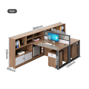 Antique Luxury Modular Conference Table Mesa De Quarto Escritório De Madeira Estilo Minimalista Móveis De Escritório 6 Pés De Madeira Mesa De Escritório - Product Image 2