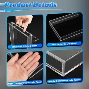 Vitrine Murale en Acrylique Transparente pour Magazines et Livres – Présentoir de Collection pour Magazines et Livres - Product Image 3