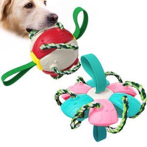 New Design Tough Interactive Rope Aggressive Chewers <b>Dog</b> Bouncing <b>Ball</b> <b>Dog</b> Chew Toys, <b>Dog</b> <b>Ball</b> - Product Image 4